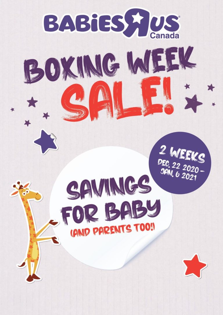 Babies R Us Boxing Day Flyer Sale 2020