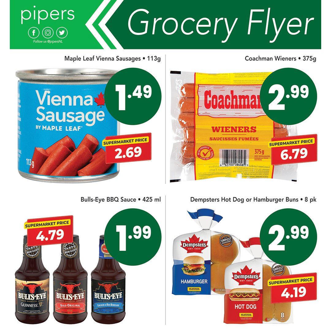 Pipers Flyer St. John’s, Bay Roberts, Mount Pearl or Bay South