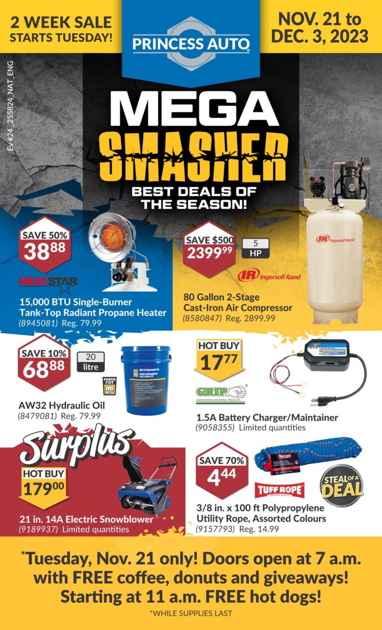 Princess Auto Flyer Sale