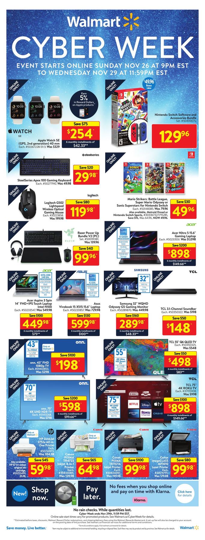 Walmart Cyber Monday Deals 2024 Canada