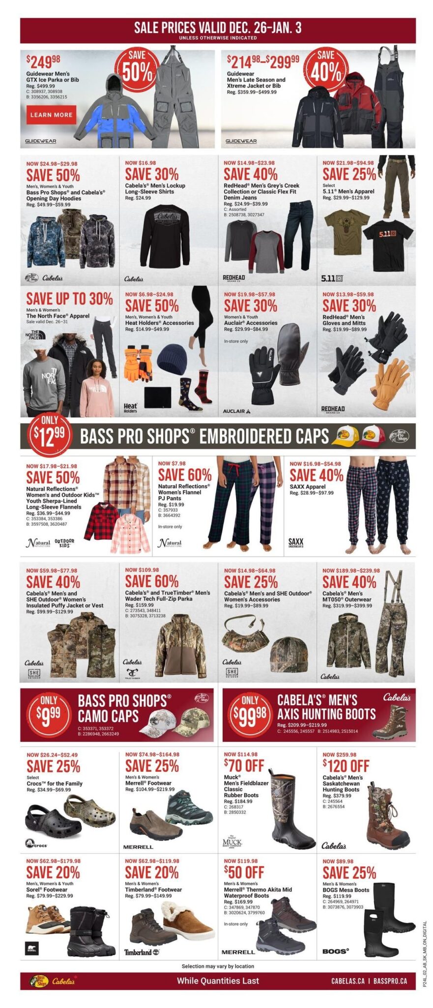 Bass Pro Shops Boxing Day Sale 2024