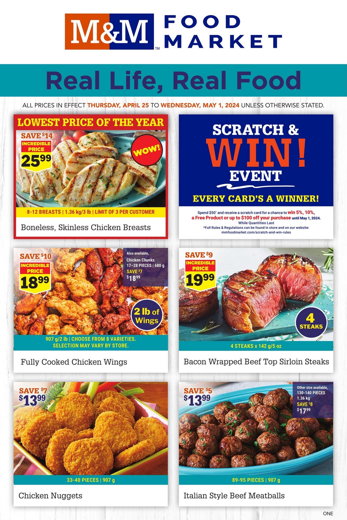M&M Meats Flyer April 25 - May 1, 2024