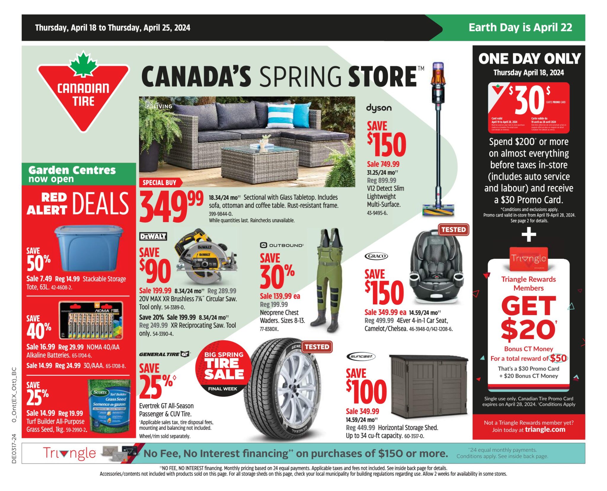 Canadian Tire Flyer Sale April 18 - April 25, 2024