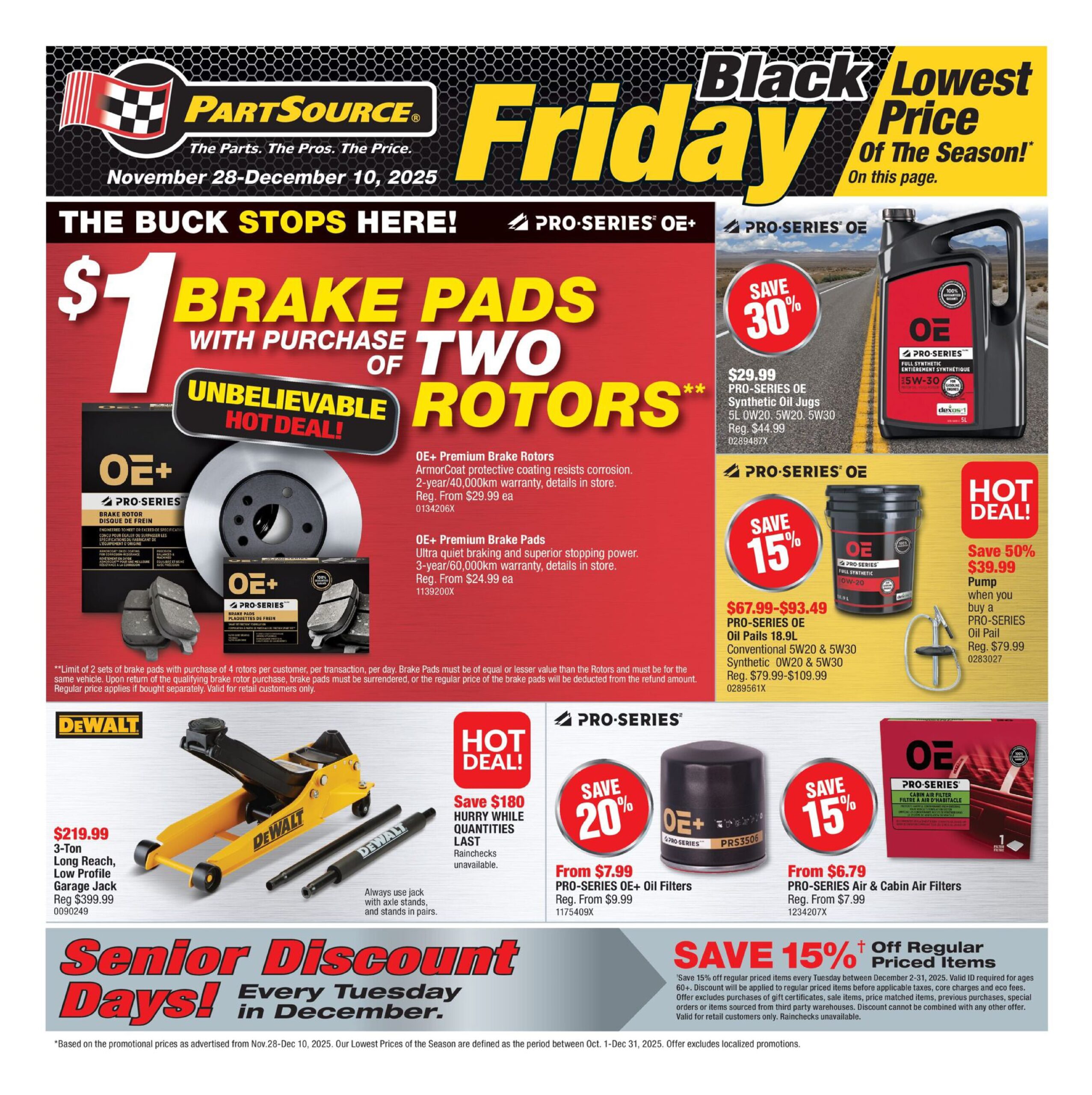 Partsource Promo PartSource Black Friday Sale Flyer 2026